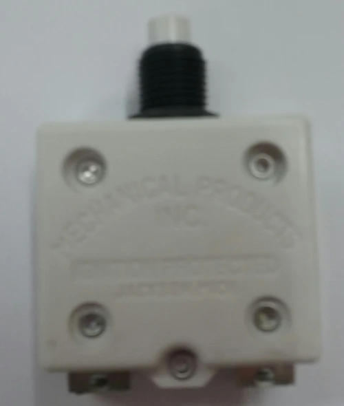 1680-082-300 Push To Reset 30 Amp Circuit Breaker, 3/8-27 Bushing, Screw Terminals, White Button 2 1680-082-300 Push To Reset 30 Amp Circuit Breaker, 3/8-27 Bushing, Screw Terminals, White Button - Image 2