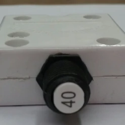 1648-084-040-97 Push To Reset 40 Amp Circuit Breaker, White Button, Bent Screw Terminals -Eaton shop 084 040 56643.1635771825