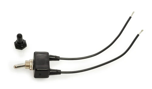On-Off PVC Coated Waterproof Toggle Switch, Single Pole, Wire Leads - 1185/WP 1 On-Off PVC Coated Waterproof Toggle Switch, Single Pole, Wire Leads - 1185/WP