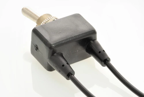 On-Off PVC Coated Waterproof Toggle Switch, Single Pole, Wire Leads - 1185/WP 2 On-Off PVC Coated Waterproof Toggle Switch, Single Pole, Wire Leads - 1185/WP - Image 2