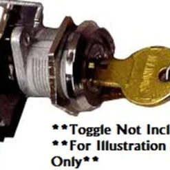 8980P26 Eaton Security Rotary Keylock, Tumbler Type, Use With 2 Or 3 Position Toggle Switches