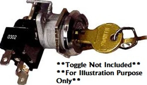 8980P26 Eaton Security Rotary Keylock, Tumbler Type, Use With 2 Or 3 Position Toggle Switches 1 8980P26 Eaton Security Rotary Keylock, Tumbler Type, Use With 2 Or 3 Position Toggle Switches