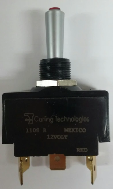 LT-1581-601-012 Carling Red Lit Tip Toggle, Double Momentary, Center Off, Lit In All Positions 2 LT-1581-601-012 Carling Red Lit Tip Toggle, Double Momentary, Center Off, Lit In All Positions - Image 2