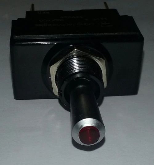 LT-1581-601-012 Carling Red Lit Tip Toggle, Double Momentary, Center Off, Lit In All Positions 3 LT-1581-601-012 Carling Red Lit Tip Toggle, Double Momentary, Center Off, Lit In All Positions - Image 3