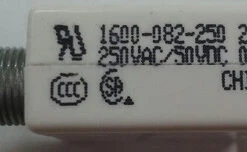 1600-082-250 Push To Reset 25 Amp Circuit Breaker With Screw Terminals