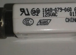 1648-079-060 Push To Reset 60 Amp Circuit Breaker, 15/32 Metal Bushing With Step