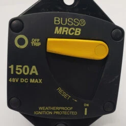 187150P-03-1 Bussmann Marine Rated 150 Amp Circuit Breaker, Switchable