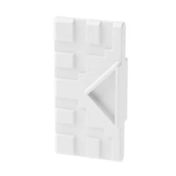 Panel Connectors - CS2P - Pure White Middle End And Top Flat/Straight | GOGO Panels