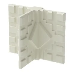 Panel Connectors - CT1W - Cream White Middle Foot 3-Way | GOGO Panels