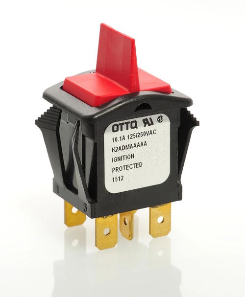 K2ADMAAAAA Otto K2 Series Sealed Spring Loaded Rocker Switch, Red Paddle Actuator 1 K2ADMAAAAA Otto K2 Series Sealed Spring Loaded Rocker Switch, Red Paddle Actuator