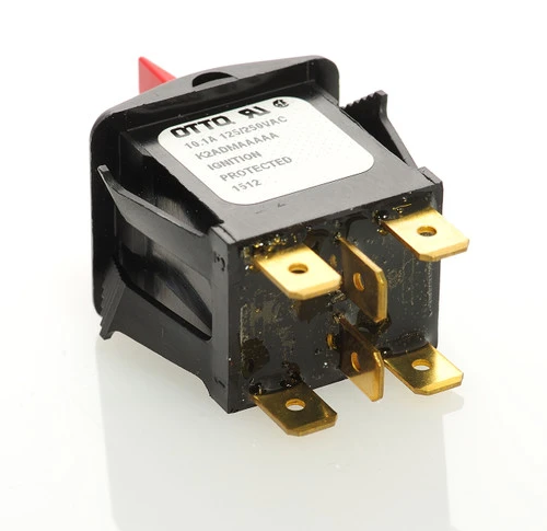 K2ADMAAAAA Otto K2 Series Sealed Spring Loaded Rocker Switch, Red Paddle Actuator 3 K2ADMAAAAA Otto K2 Series Sealed Spring Loaded Rocker Switch, Red Paddle Actuator - Image 3