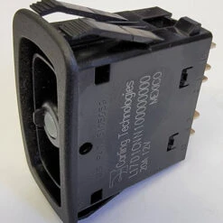 L17D1CNN1 Carling On-Off-(On) Single Pole Rocker Switch, 2 Independent Amber LEDs