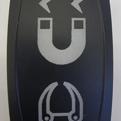 Magnet Grapple Icon Black Carling Laser Etched Actuator, VVPZCXX