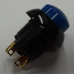 P9-213126 Two Circuit Momentary Otto Push Button With Raised Blue Button
