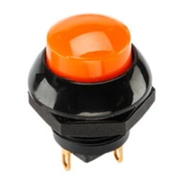 P9-213123 Two Circuit Momentary Otto Push Button With Raised Orange Button
