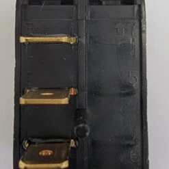 V811S001-6ZZ00-000 Carling V Series SPDT Momentary Rocker Switch, No Lamps, Raised Bezel, Black Actuator -Eaton shop V811S001 6ZZ BTM 59435.1645022563