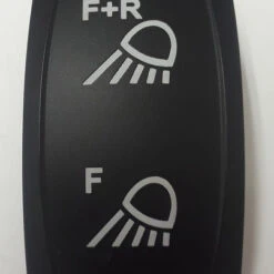 Work Light Icons On Black Carling Laser Etched Actuator For V Series Rocker Switch