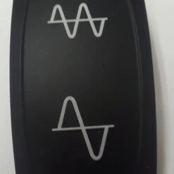 VVPZCXX-1XX-XHLV1 Black Carling Laser Etched Actuator With High, Low Vibration Icons, 468-35060-001