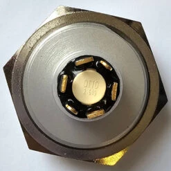 Otto Sealed Illuminated Power Dome Push Button, SPDT, 12 Volt White LED, Power Icon, Silver Case -Eaton shop WHITE SWITCH BTM 82723.1691505261