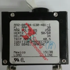 AA2-B0-34-630-4B1-I 30 Amp Ignition Protected Carling Circuit Breaker, Double Pole