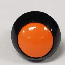 P9M-111123 Otto Latching On-Off Sealed Push Button Switch, Flush Orange Button