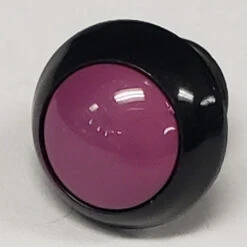 P9M-111127 Otto Latching On-Off Sealed Push Button Switch, Flush Violet Button