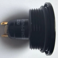 Otto Sealed Illuminated Low Profile Dome Push Button, Normally Open, 12 Volt Green LED, Power Icon -Eaton shop lp30m green power side 59601.1691504492