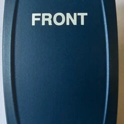 Carling V Series Blue Rocker Switch On Front Off