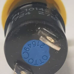 Otto P1-10142-2 Momentary On Yellow Push Button With Forklift Lower Icon In Black -Eaton shop p1 10142 2 btm 64102.1571843935