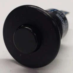 P3-80025 Otto Momentary Push Button Switch, Normally Closed Black Button