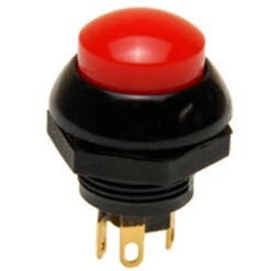 P9-213121 Two Circuit Momentary Otto Push Button With Raised Red Button