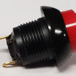 P9M-211121 Otto Latching On-Off Sealed Push Button Switch, Raised Red Button