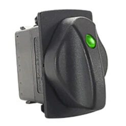 RV26D2ECHEB-K9C V Series Rotary Switch, On-Off-On, 3 Independent Leds, Red, Green & Blue