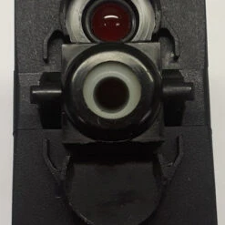 V1D1AT0B Single Pole On-Off Rocker Switch, 1 Super Bright Red LED