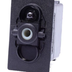 V2D2A60B Carling V Series Momentary On-Off Rocker Switch, Independent Lamp