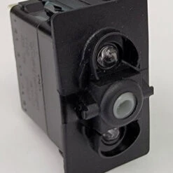 V1D2UXXB Carling V Series On-Off Rocker Switch 2 Independent White LEDs, Spade Terminals