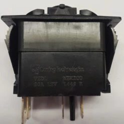 V2D1AT0B Carling Momentary On -Off Rocker Switch With Super Bright Red Led